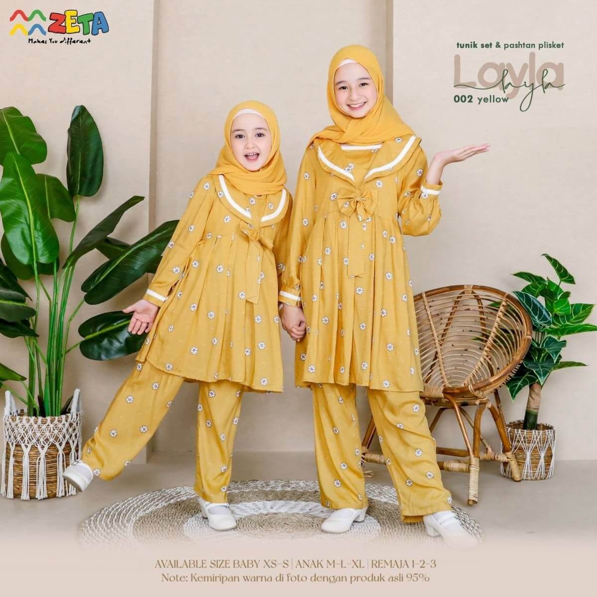 SETELAN LAYLA SERIES (JILBAB PLISKET)