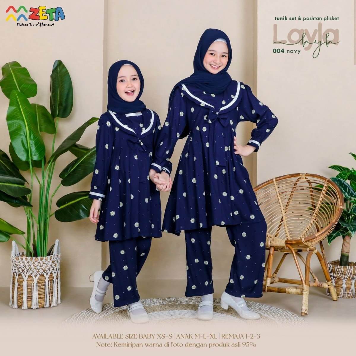 SETELAN LAYLA SERIES (JILBAB PLISKET)