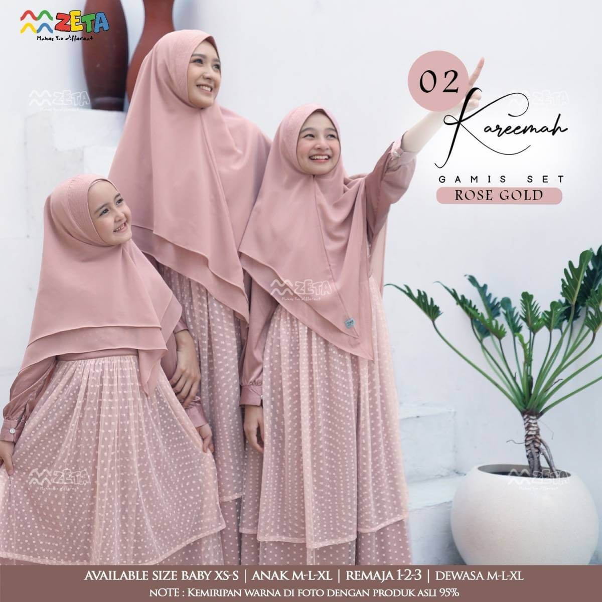 GAMIS IBU ANAK KAREEMA SERIES