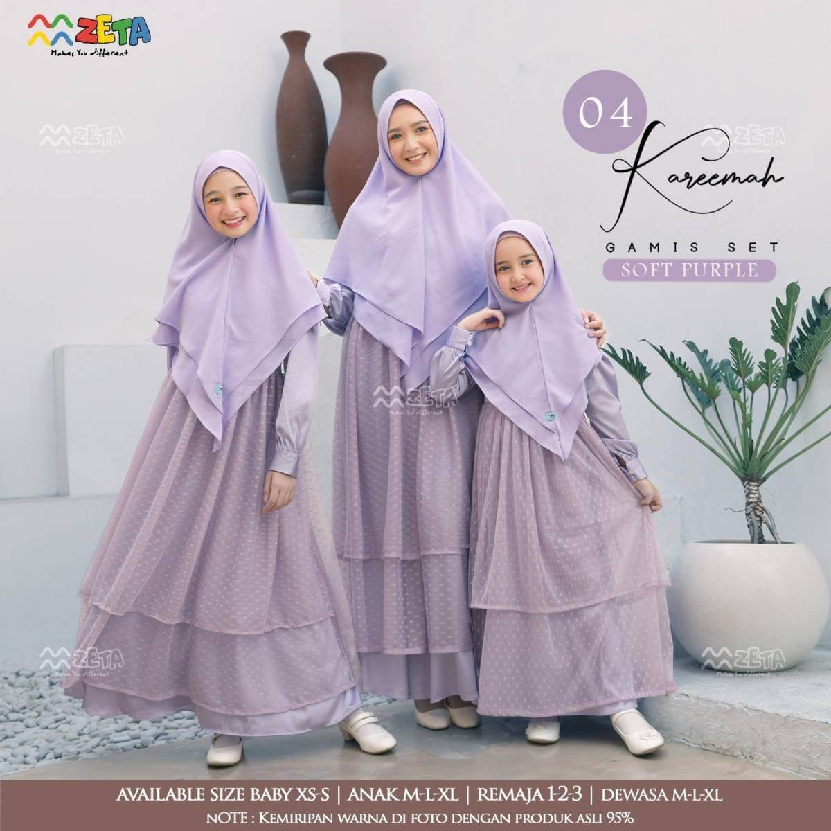 GAMIS IBU ANAK KAREEMA SERIES