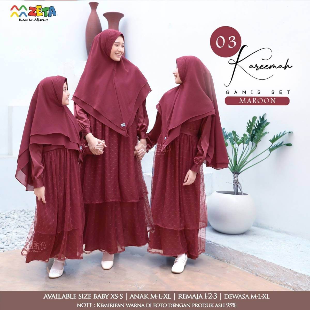 GAMIS IBU ANAK KAREEMA SERIES