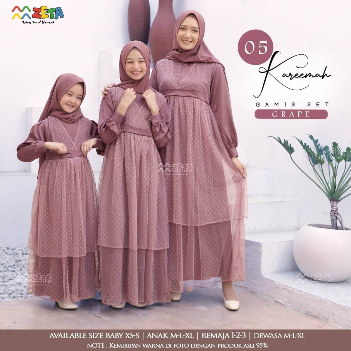 GAMIS IBU ANAK KAREEMA SERIES